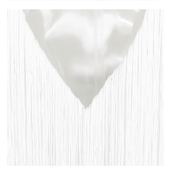 🎉Host Pick🎉 NEW! White Fringe Jumpsuit - Picture 7 of 8
